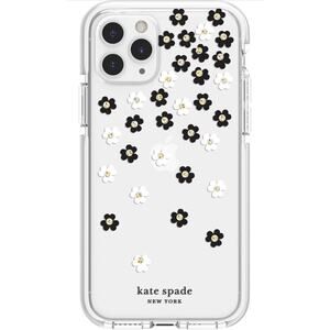 Kate Spade Scattered Flowers Gold Gems For iPhone 11 Pro / Xs Hard Shell Case